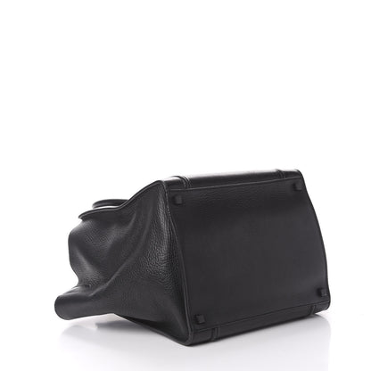 Celine Supple Calfskin Medium Phantom Luggage Black 5 of 18