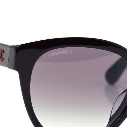 Chanel Acetate CC Butterfly Sunglasses 5414-A Black 7 of 9