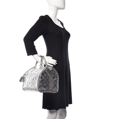 Louis Vuitton Monogram Miroir Speedy 30 Silver 2 of 8