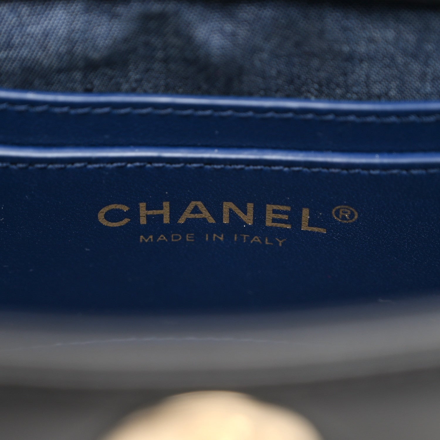 Chanel Lambskin Resin Elegant Chain Vanity Case Black 6 of 7
