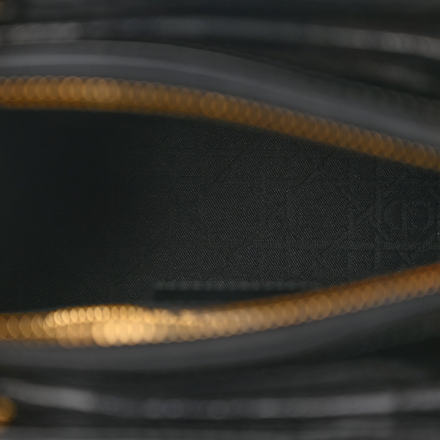 Patent Cannage Medium Lady Dior Black