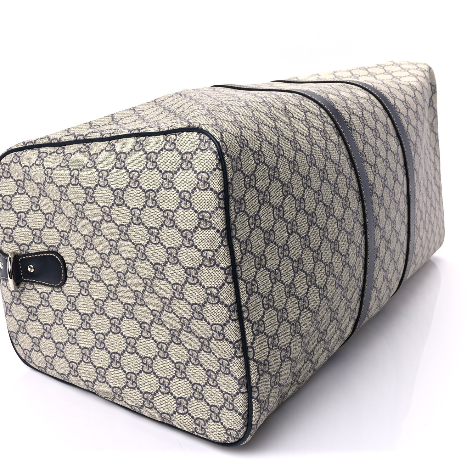 Gucci Plus Monogram Large Carry On Duffle Bag  Navy 7 of 8