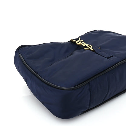 Saint Laurent Econyl Nylon Le 5 A 7 Hobo  Navy 7 of 8