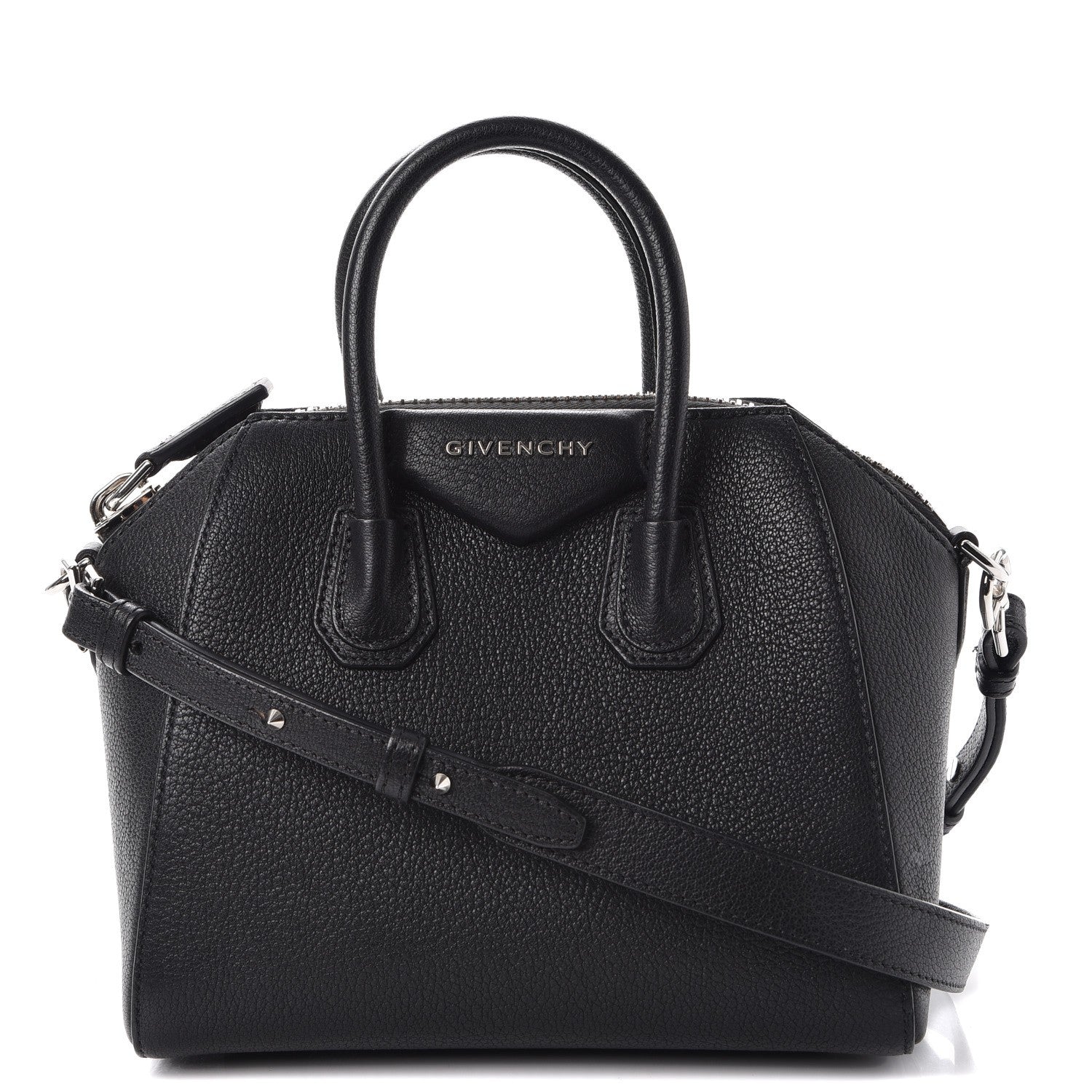 Givenchy Sugar Goatskin Mini Antigona Black 1 of 9