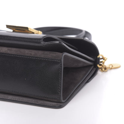 Givenchy Goatskin Suede Small GV3 Shoulder Bag Black 9 of 9