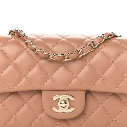 Chanel Lambskin Quilted Mini Rectangular Flap Brown 10 of 11