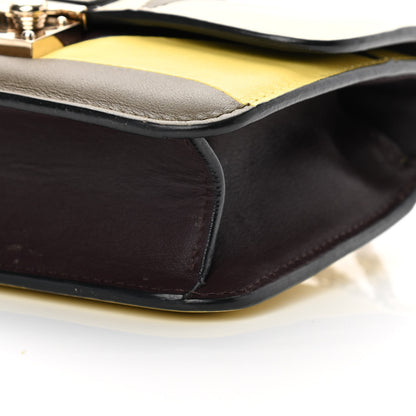 Valentino Garavani Vitello Colorblock Mini Glam Lock Rockstud Flap Multicolor 9 of 15