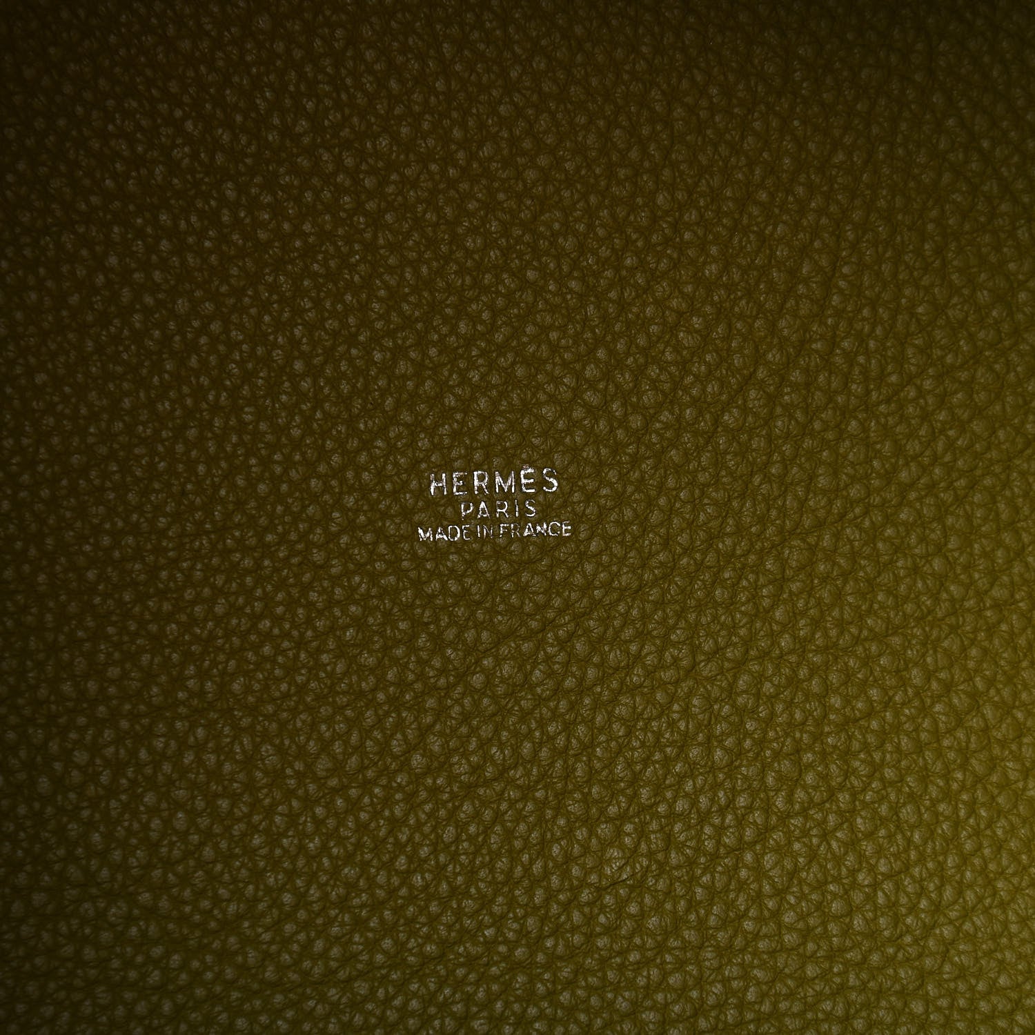 Hermes Taurillon Clemence Picotin 22 MM Chartreuse 6 of 8