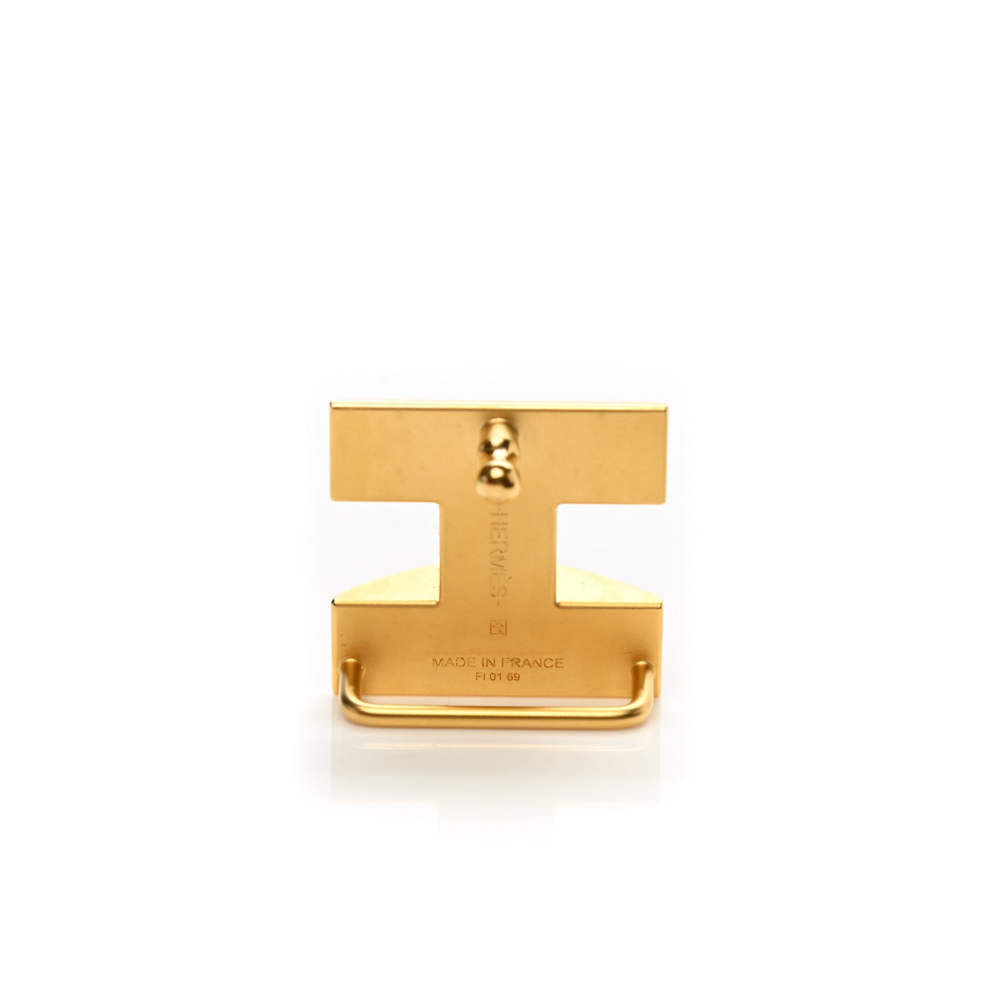 Swift Epsom 24mm Medor H Belt 75 Black Gold