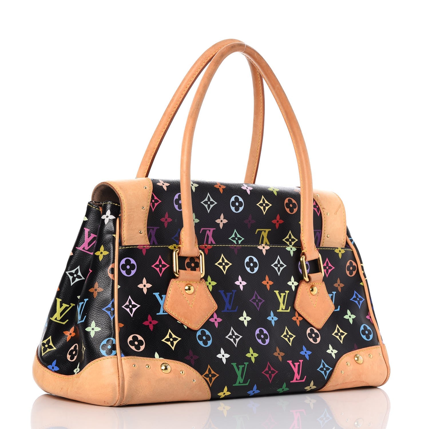 Louis Vuitton Monogram Multicolor Beverly GM Black 2 of 26