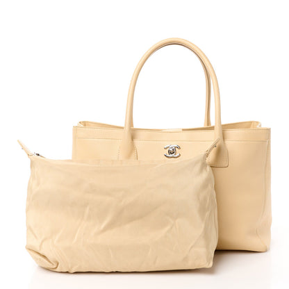 Chanel Calfskin Cerf Executive Shopper Tote Beige Clair 3 of 7