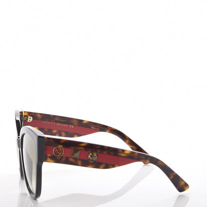 Gucci Square Frame Web Sunglasses GG0059S Black 5 of 9