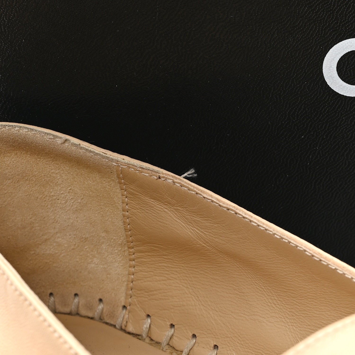 Chanel Lambskin CC Espadrilles 38 Beige Black 10 of 11