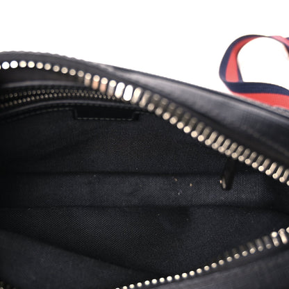 Gucci Soft GG Supreme Monogram Web Belt Bag Black Grey 4 of 8