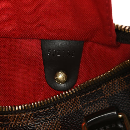 Louis Vuitton Damier Ebene Speedy Bandouliere 25 7 of 12