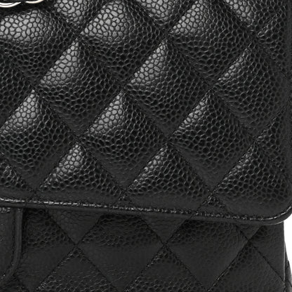 Chanel Caviar Quilted Medium Double Flap Black 7 of 9