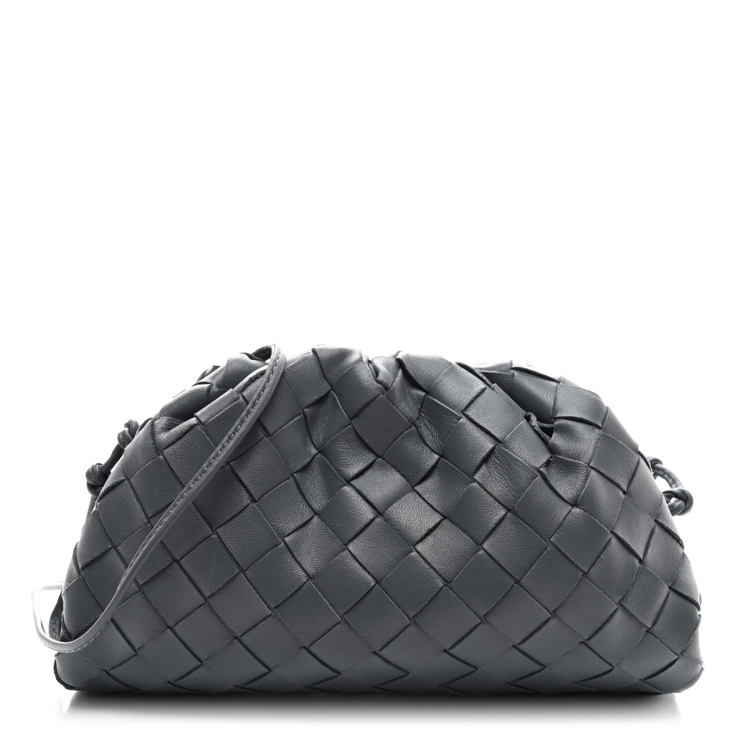 Bottega Veneta Nappa Intrecciato The Mini Pouch Thunder 1 of 7