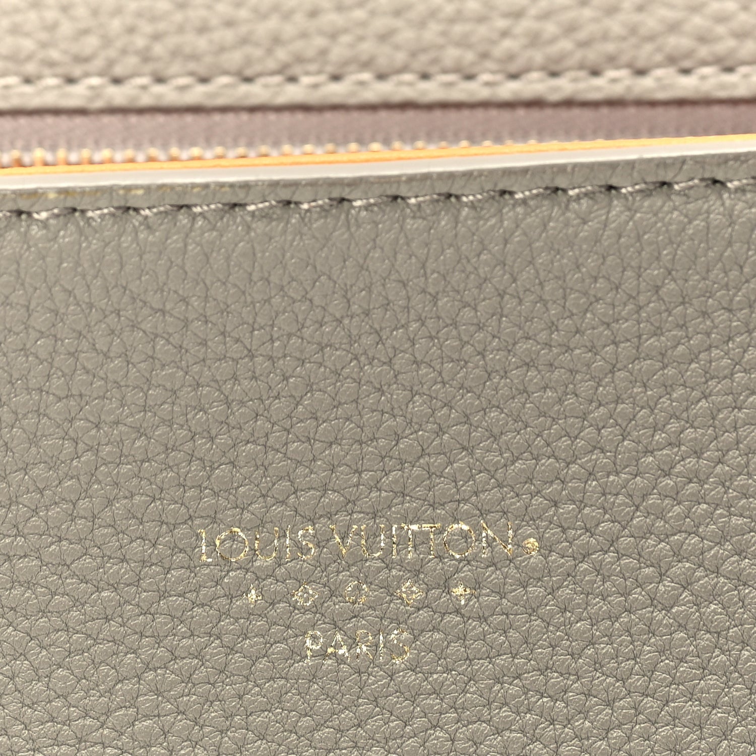 Louis Vuitton Grained Calfskin LV Pont 9 Soft PM  Gris 6 of 8