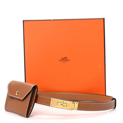 Hermes Epsom Kelly Pocket Belt Gold 6 of 6