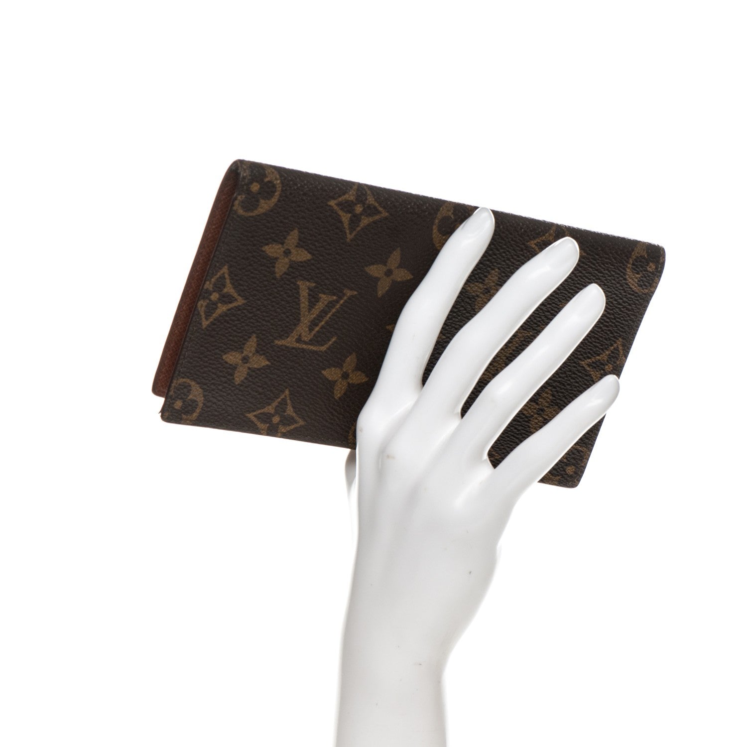 Louis Vuitton Monogram Simple Checkbook Holder Wallet Cover 2 of 5