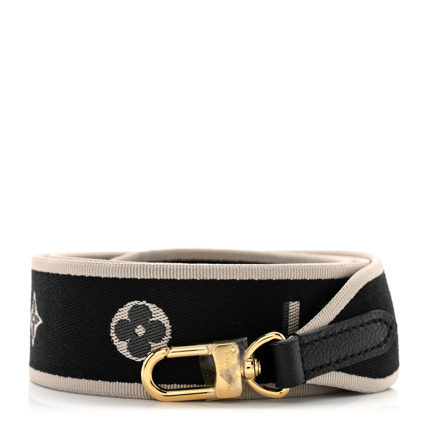 Jacquard Diane Shoulder Strap Black Ivory