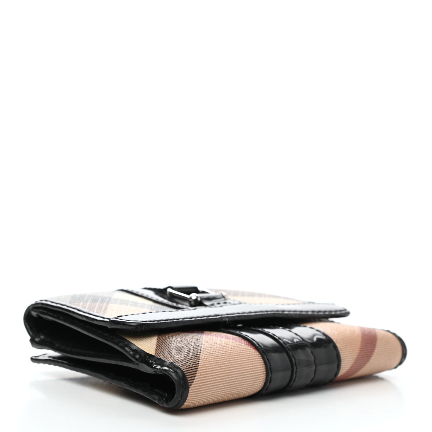 Nova Check Penrose Compact Wallet Black