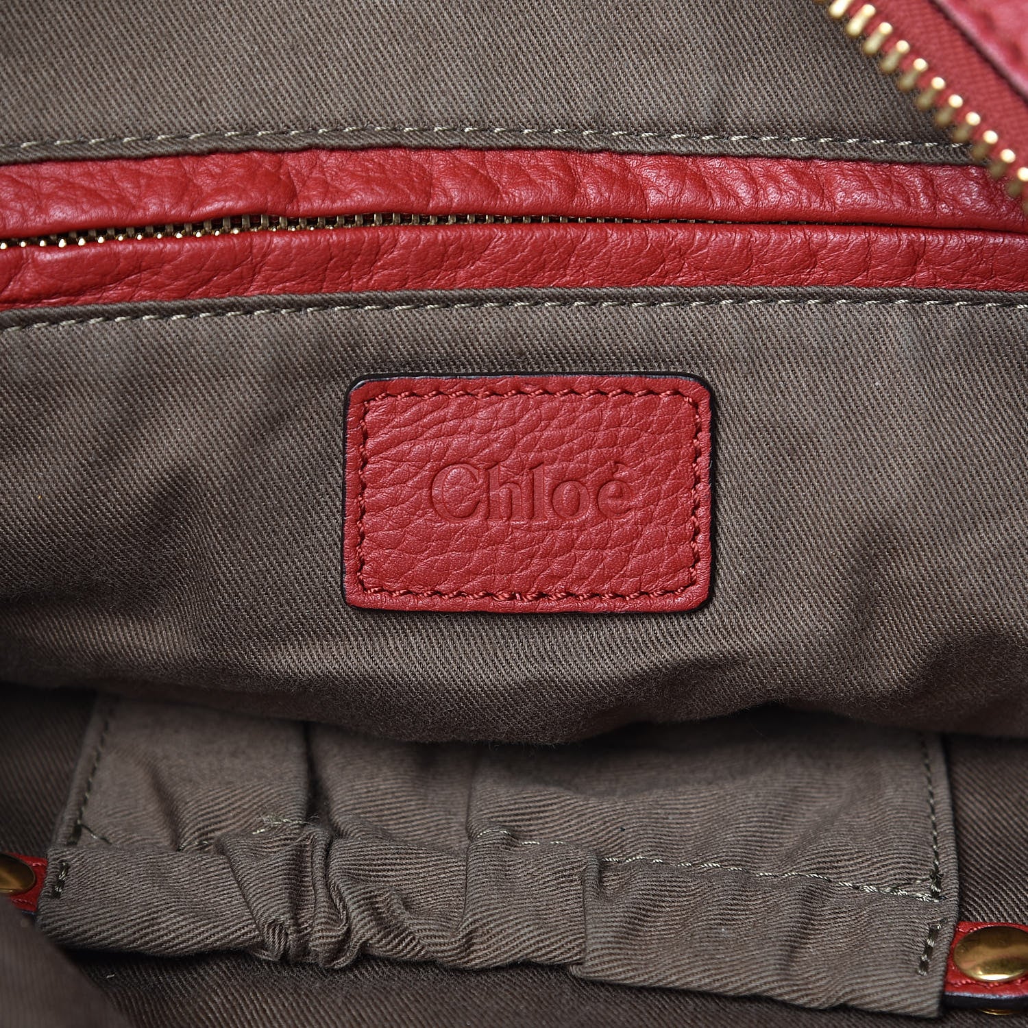 Chloe Calfskin Large Marcie Hobo Garnet 6 of 11