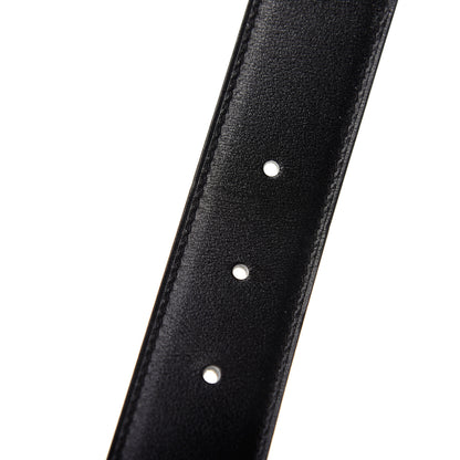 Hermes Box Togo 32mm H Belt 85 Black Etain 4 of 5