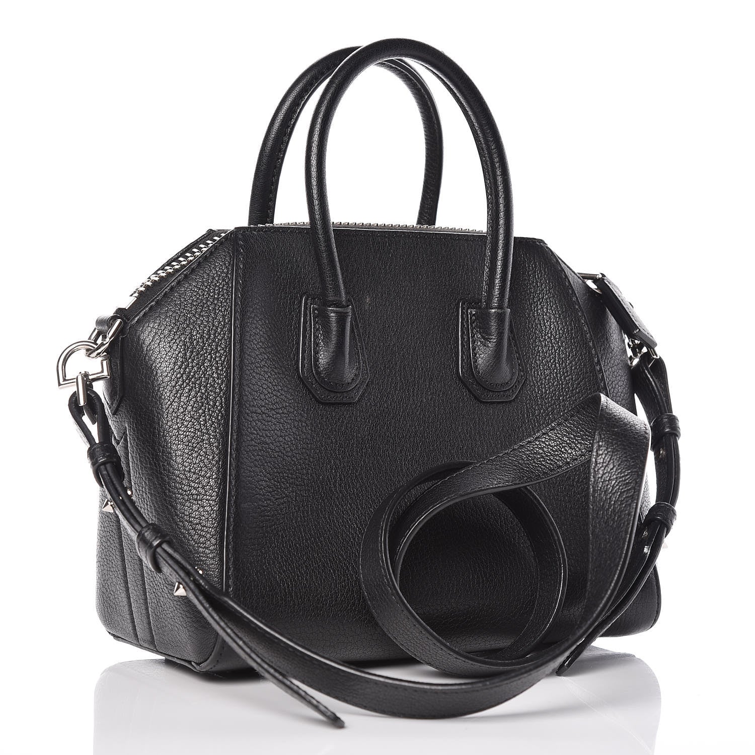 Givenchy Sugar Goatskin Mini Antigona Black 3 of 11