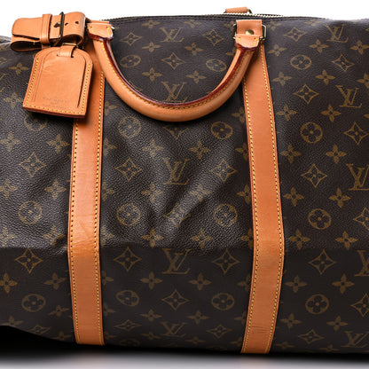 Louis Vuitton Monogram Keepall Bandouliere 60 17 of 27
