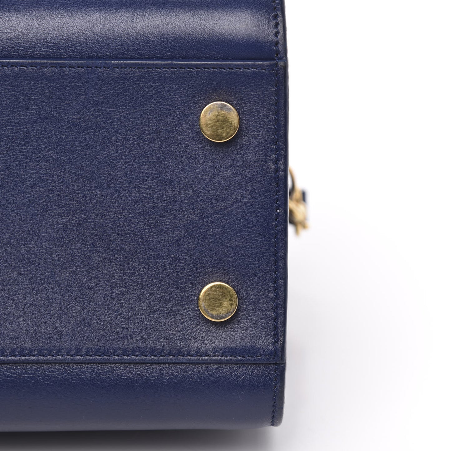 Smooth Calfskin Small Monogram Cabas Navy