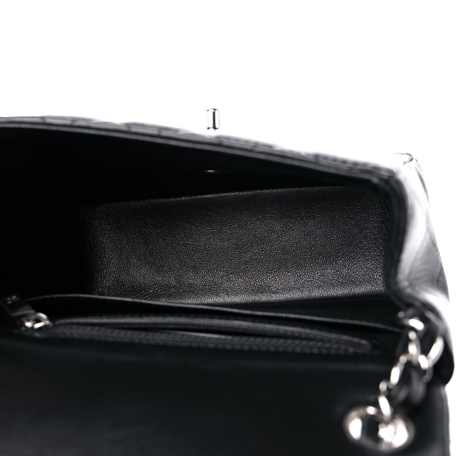 Chanel Lambskin Quilted Mini Square Flap Black 5 of 9