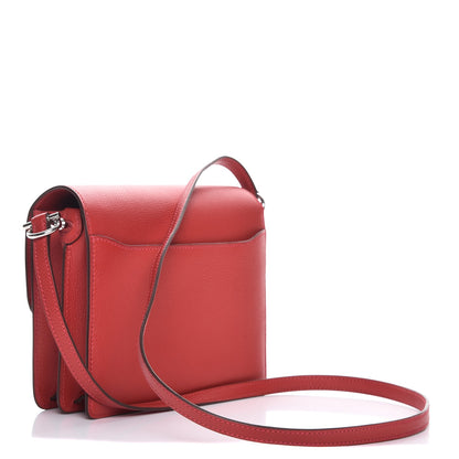 Hermes Evercolor Mini Sac Rouge Casaque 3 of 8