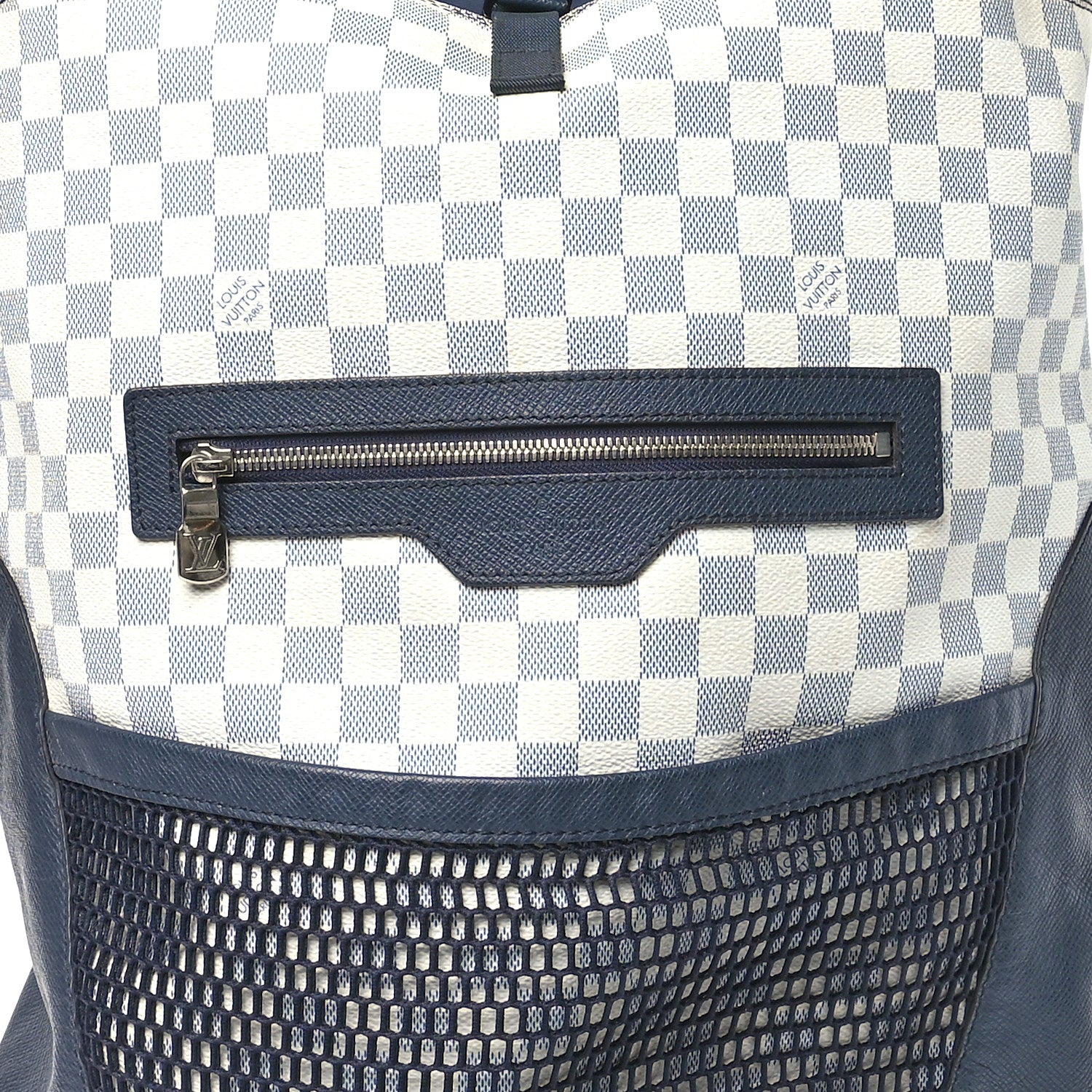 Louis Vuitton Damier Coastline Azur Matchpoint Backpack Black 8 of 14