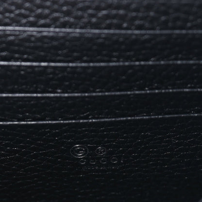 Gucci Calfskin GG Marmont Chain Wallet  Black 5 of 7