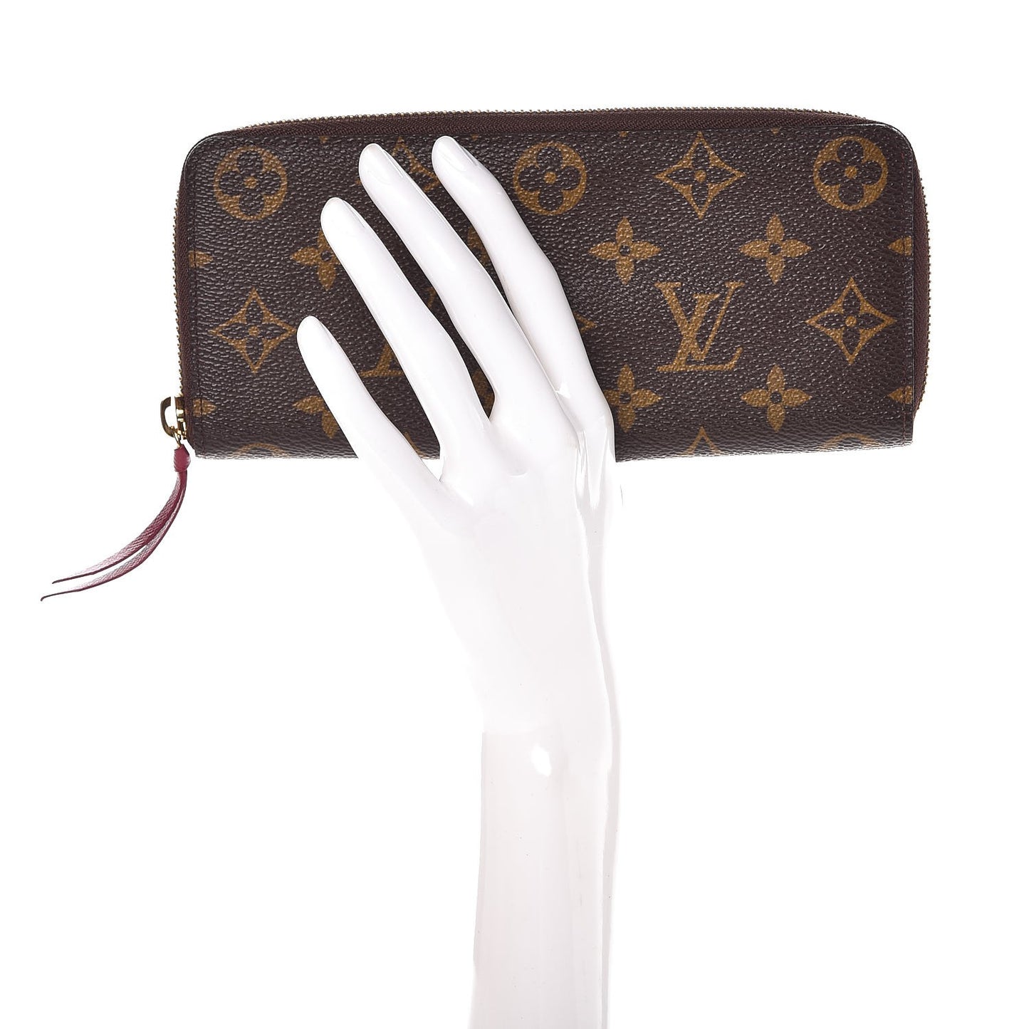 Monogram Clemence Wallet Fuchsia