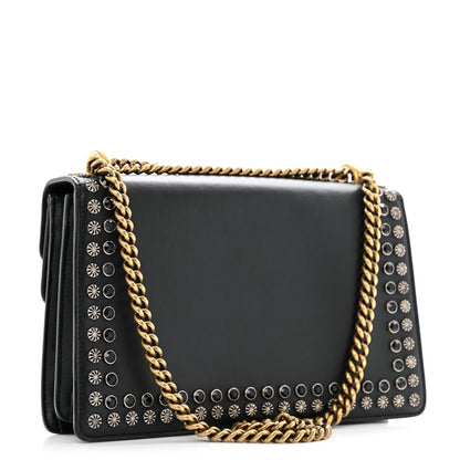 Gucci Calfskin Studded Small Dionysus Shoulder Bag Black 3 of 7