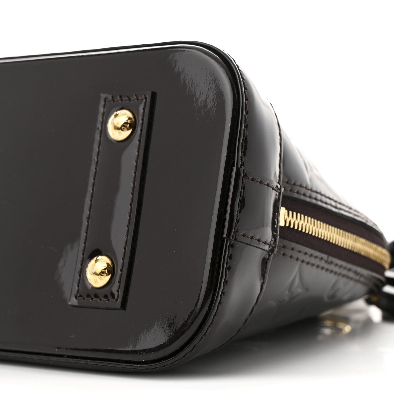 Louis Vuitton Vernis Alma BB Amarante 10 of 10