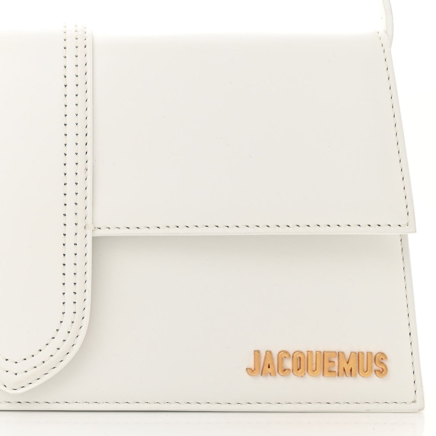 Smooth Calfskin Le Bambino Long White