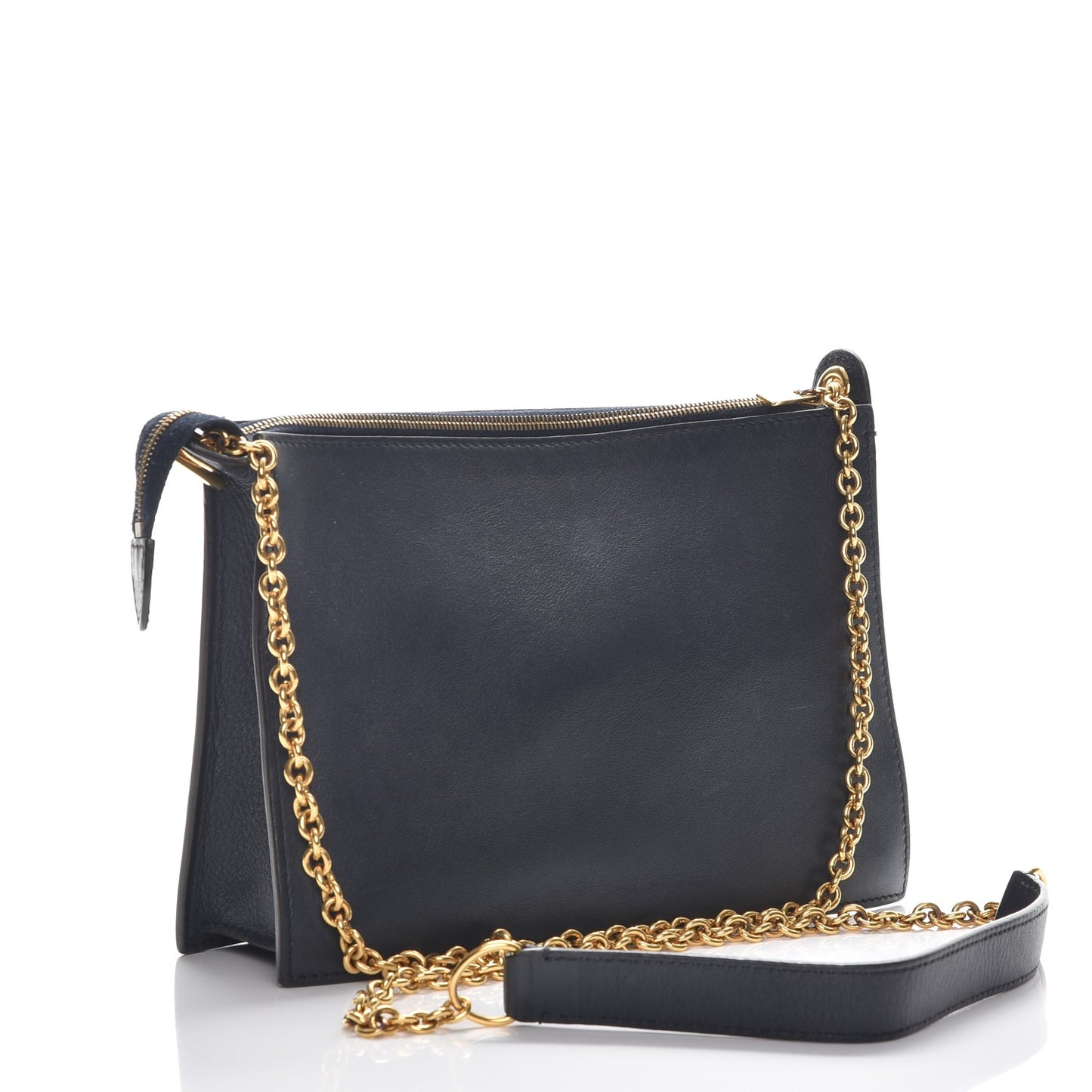 Smooth Calfskin Pocket Handbag Sunflower