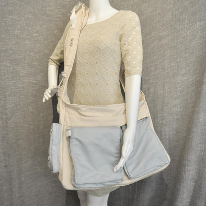 Chanel Fabric Ski Messenger Bag Blue 10 of 10