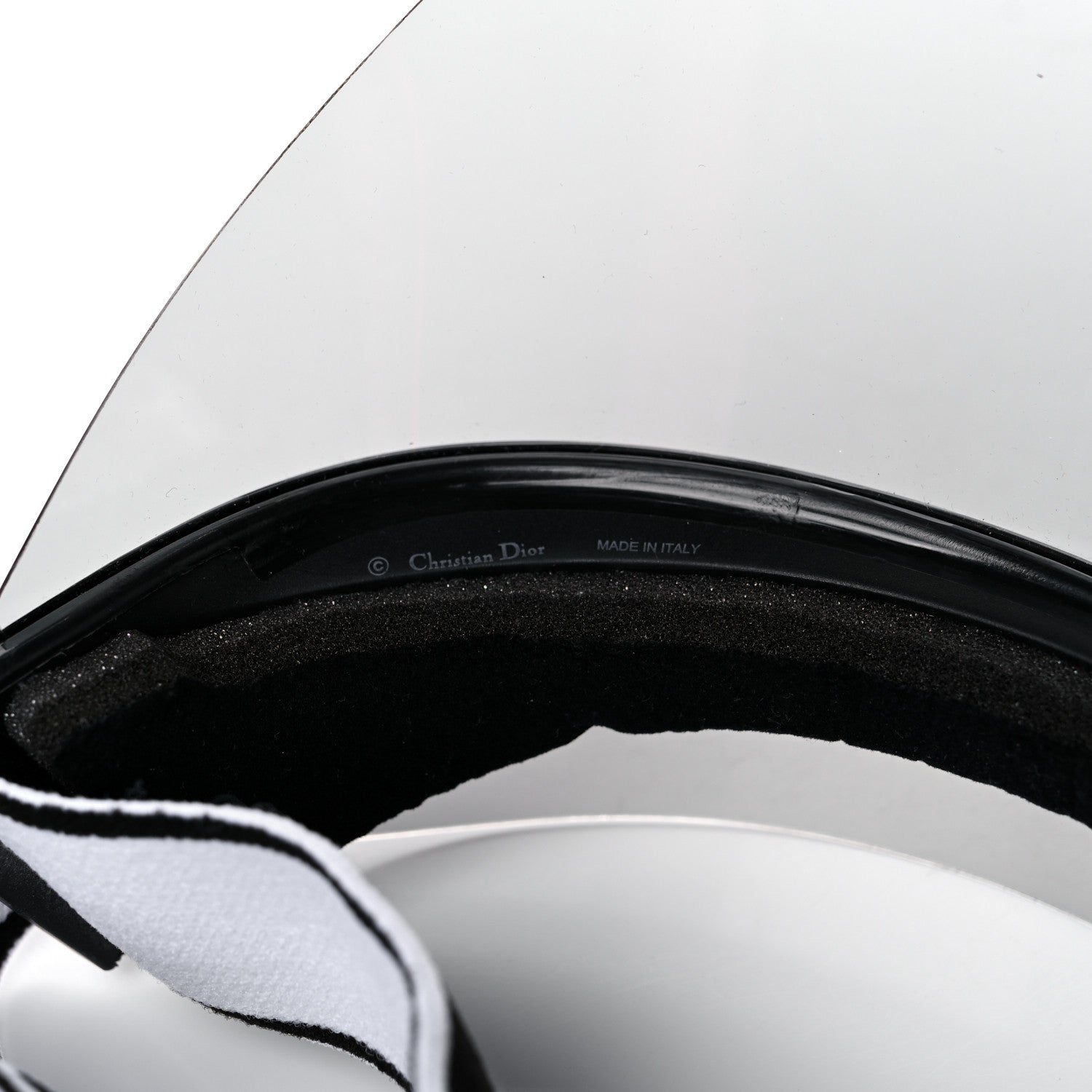 Christian Dior Mirrored DiorClub1 Sun Visor Black 6 of 6