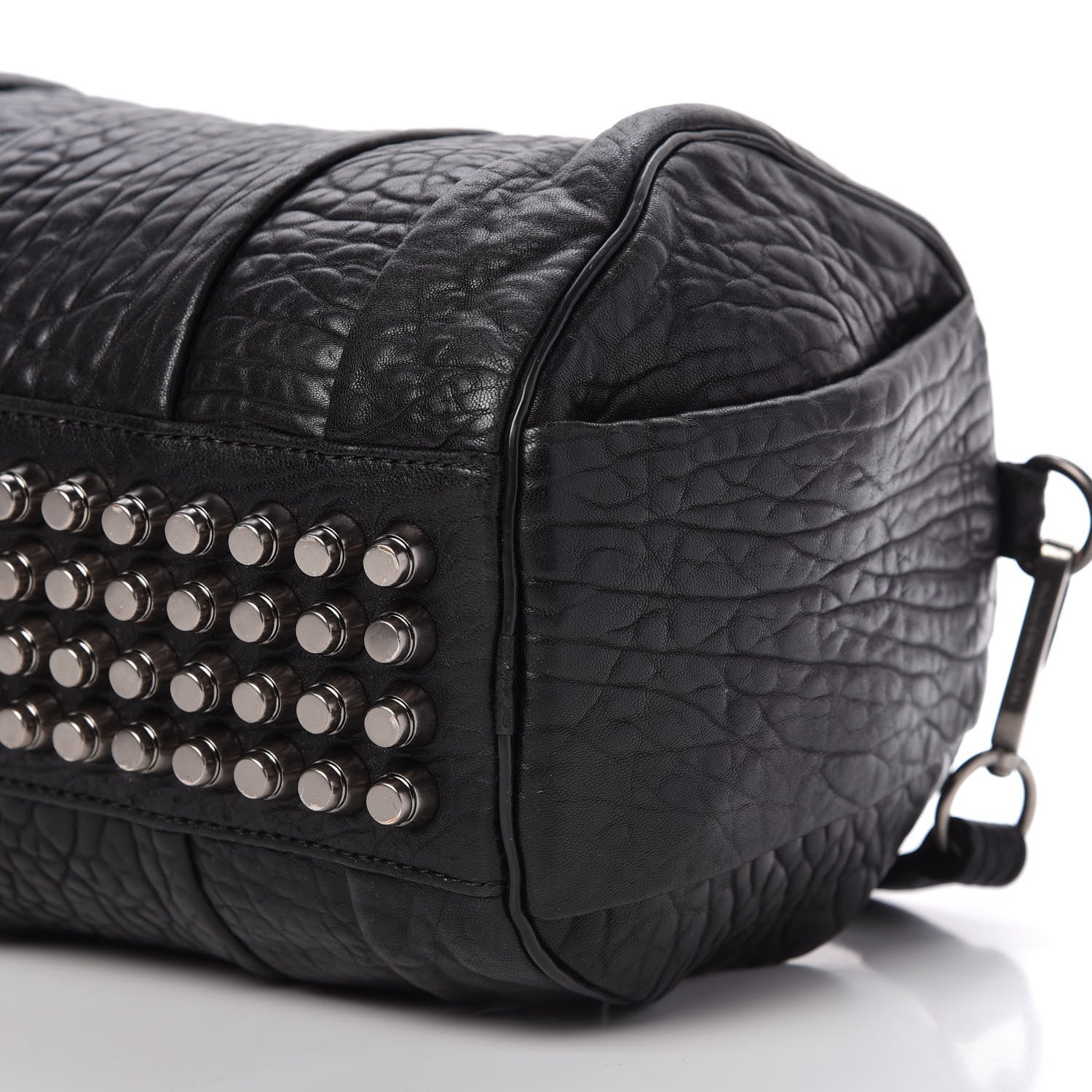 Alexander Wang Pebbled Lambskin Rockie Rhodium Black Hardware 7 of 9