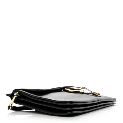 Chloe Suede Calfskin Medium Faye Shoulder Bag Black 3 of 12