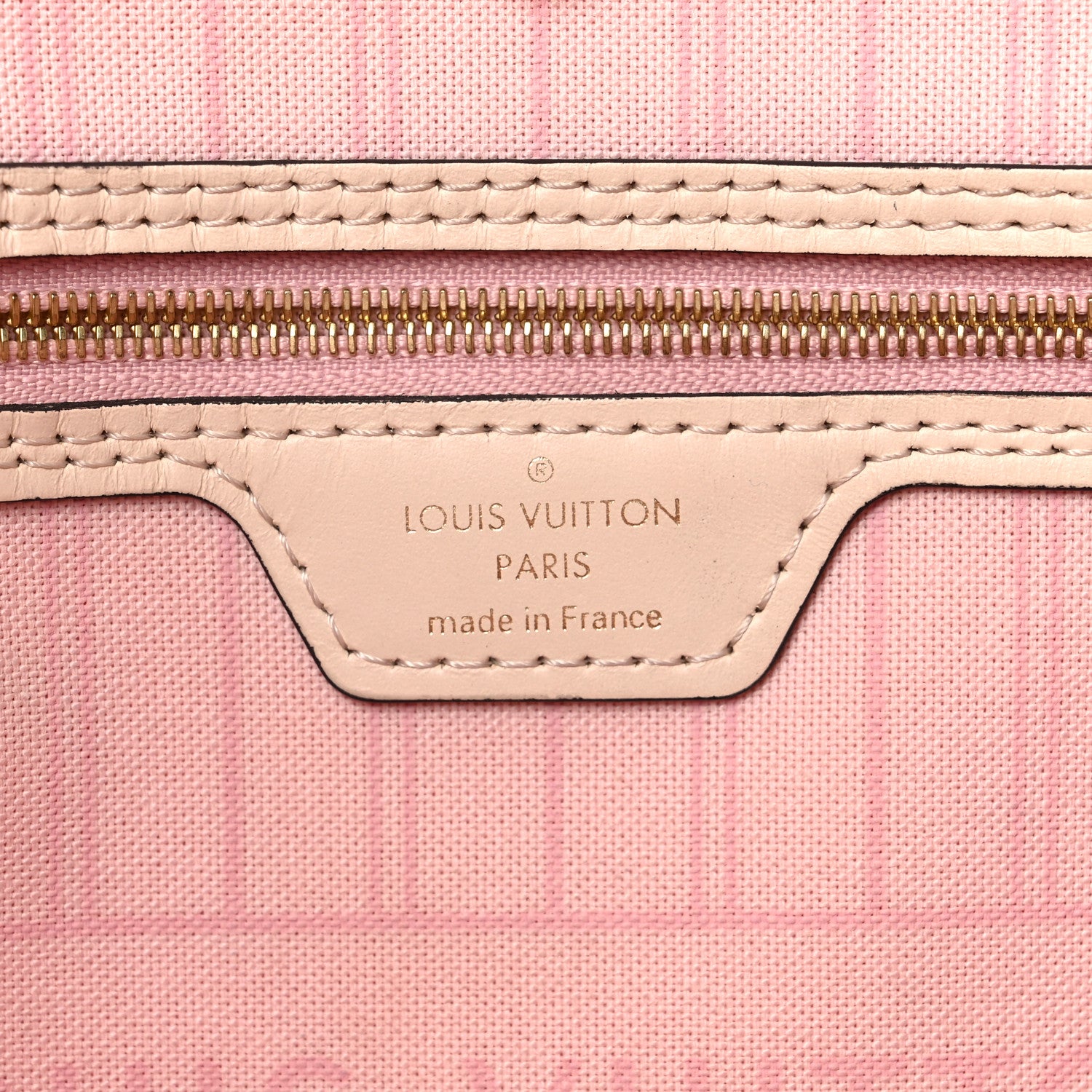 Louis Vuitton Damier Azur Braided Neverfull MM Pink 7 of 11