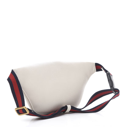 Gucci Grained Calfskin Small Logo Belt Bag White 2 of 9