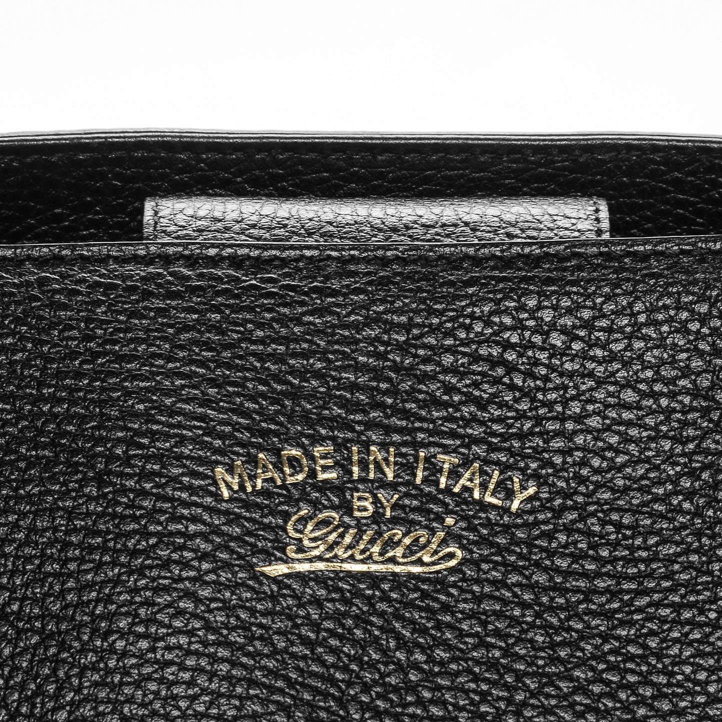 Pebbled Calfskin Medium Swing Tote Black