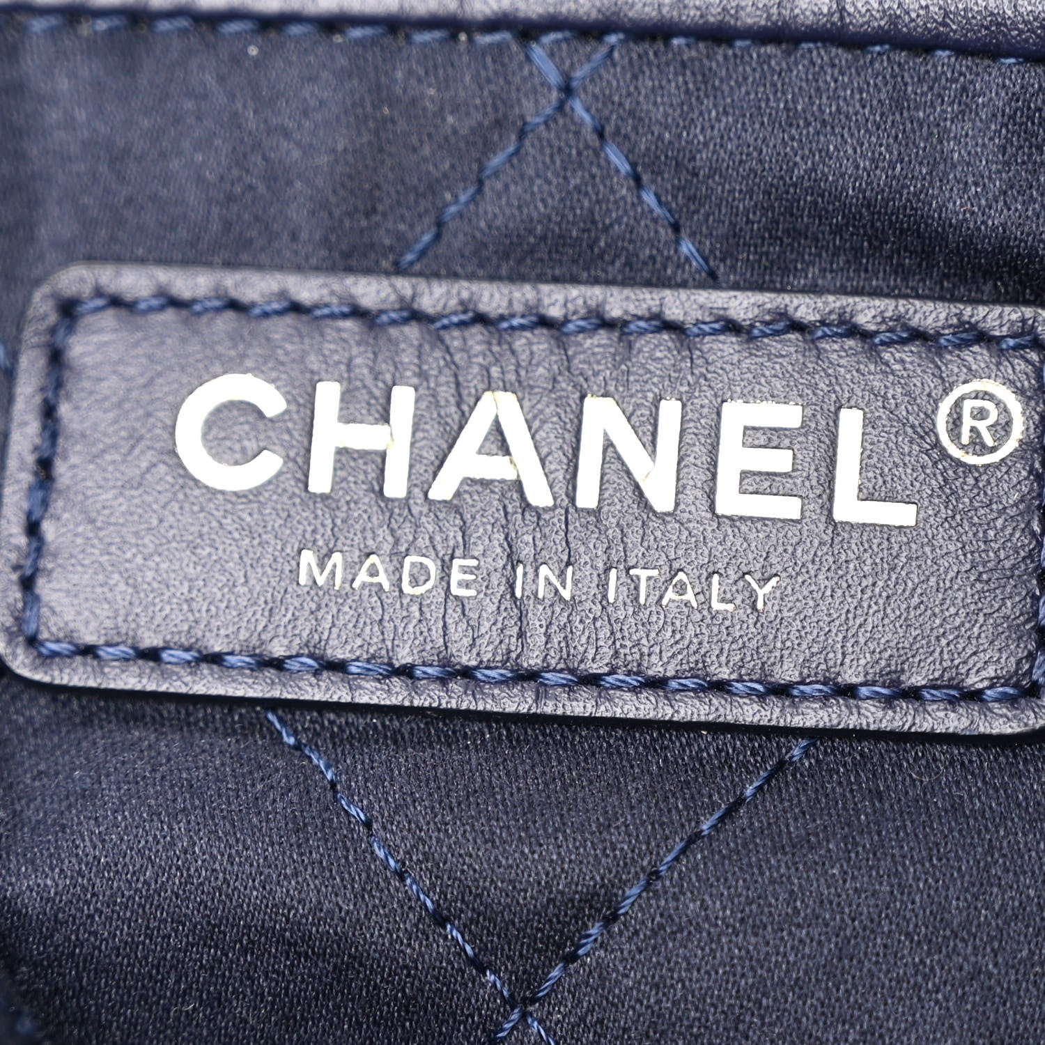 Chanel Shiny Caviar Quilted Chanel 22 Backpack Dark Blue 6 of 11