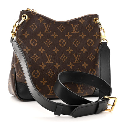 Louis Vuitton Monogram Odeon PM Black 3 of 12