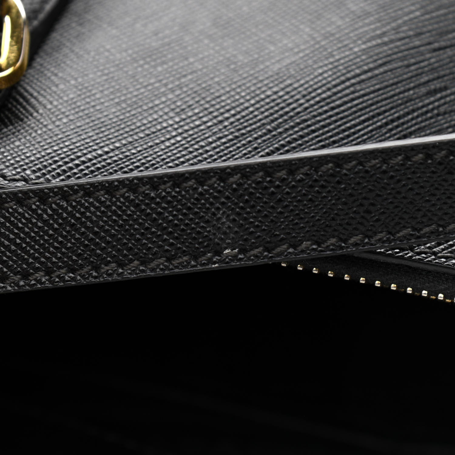 Prada Saffiano Medium Galleria Double Zip Tote Black 10 of 10